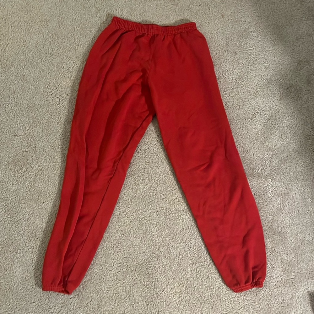 amazon Red sweatpants